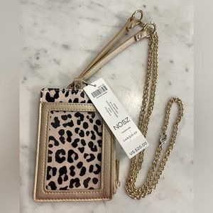 Chicos Crossbody Wallet for License with Chain